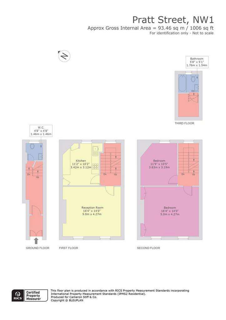 2 bedroom flat to rent - floorplan