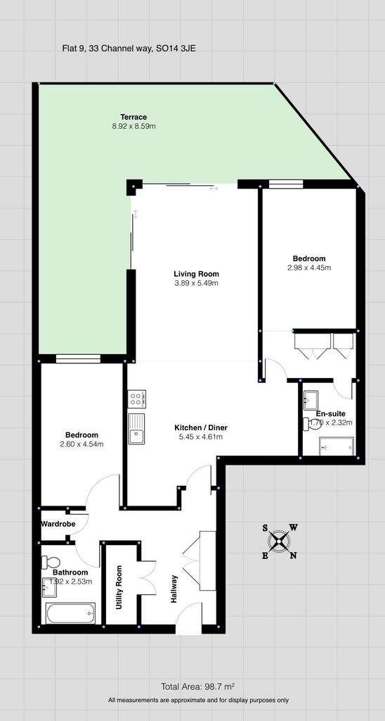 2 bedroom flat for sale - floorplan