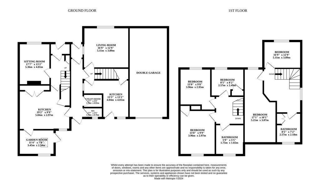 5 bedroom semi-detached house for sale - floorplan