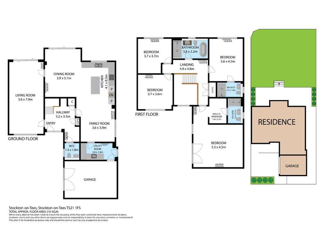 4 bedroom detached house for sale - floorplan