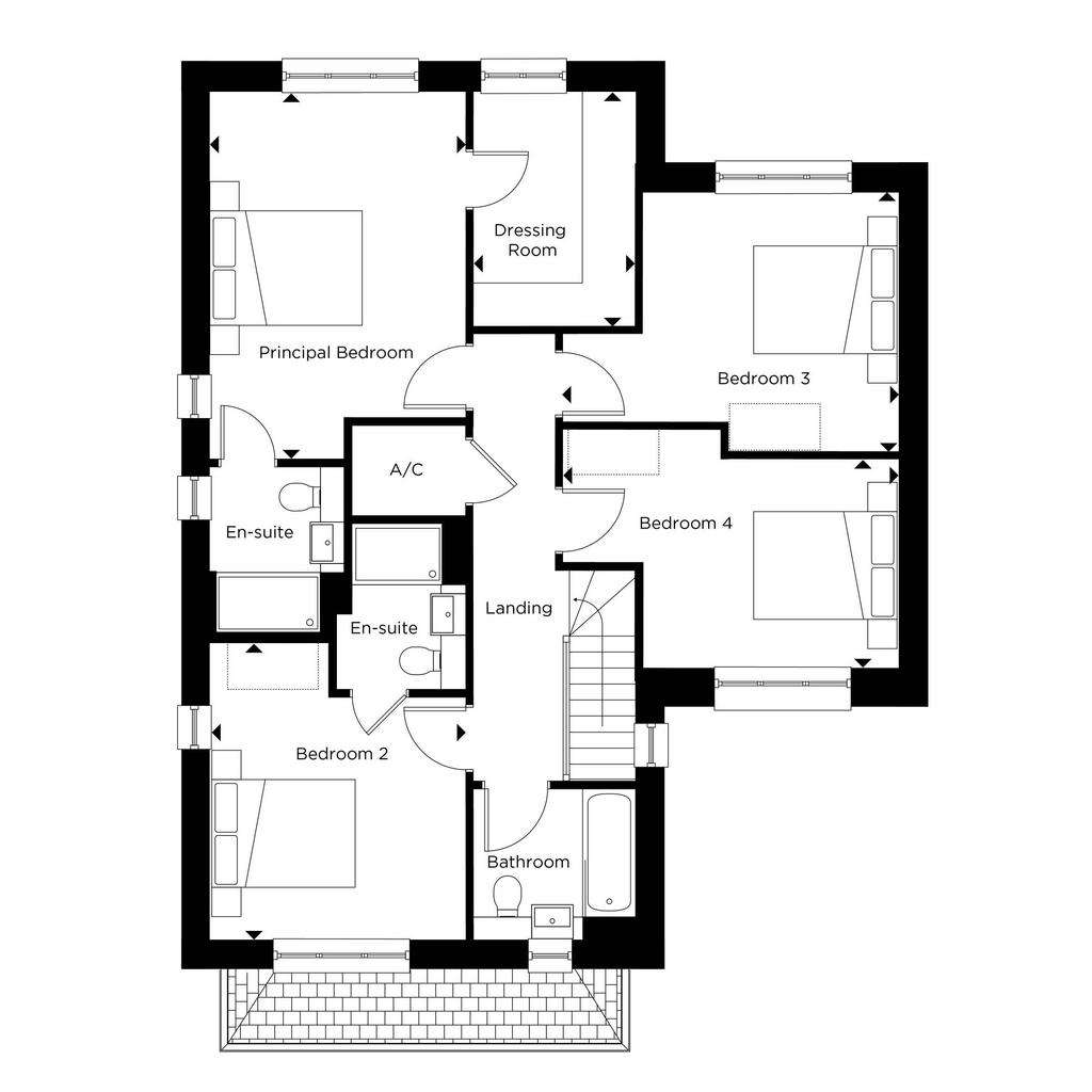 4 bedroom detached house for sale - floorplan