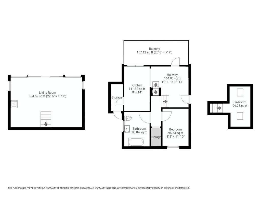 2 bedroom detached house for sale - floorplan