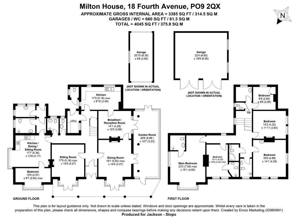 6 bedroom detached house for sale - floorplan