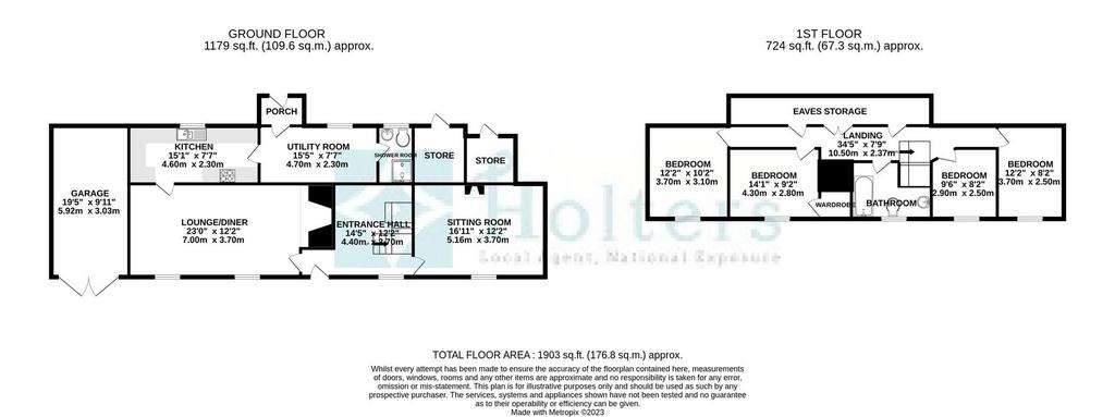 4 bedroom detached house for sale - floorplan