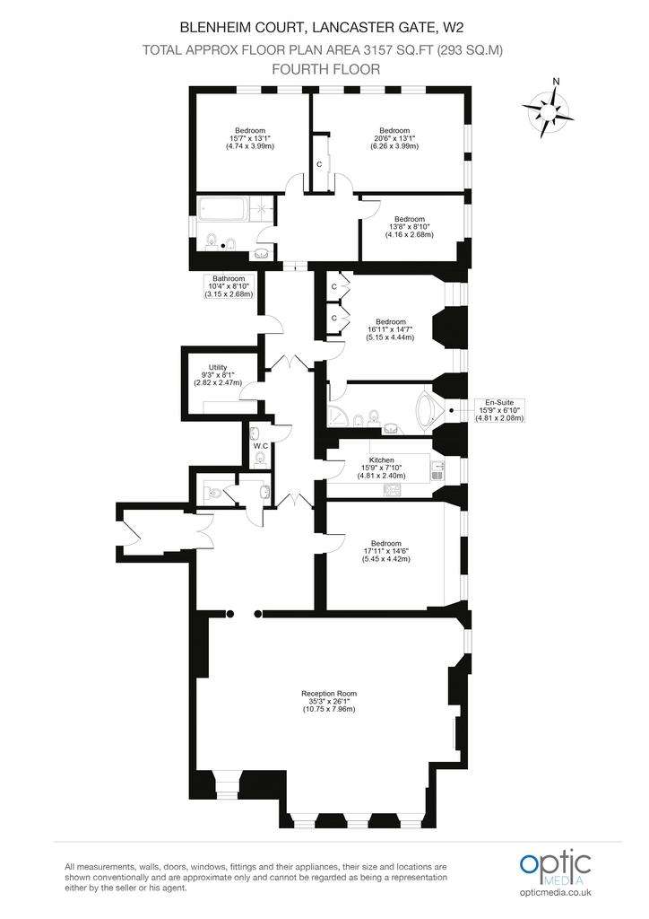 5 bedroom flat for sale - floorplan