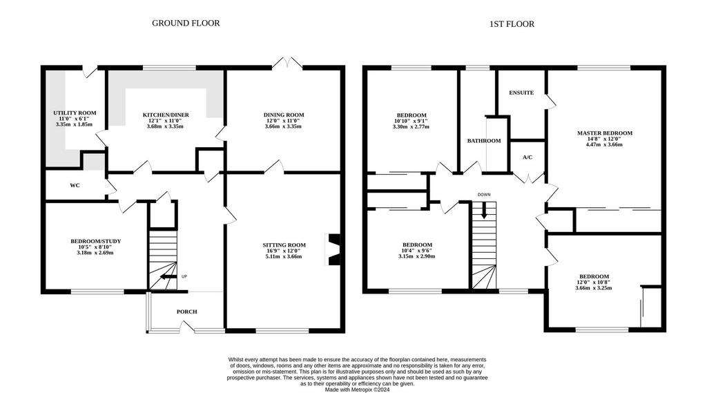 4 bedroom detached house for sale - floorplan