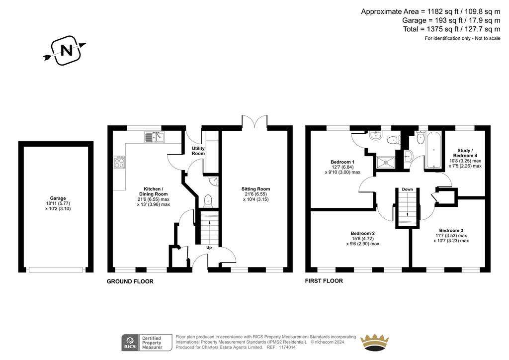 4 bedroom detached house for sale - floorplan