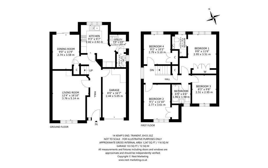 4 bedroom detached house for sale - floorplan