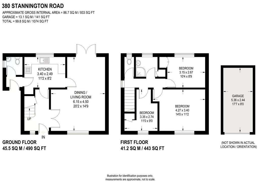 3 bedroom detached house for sale - floorplan