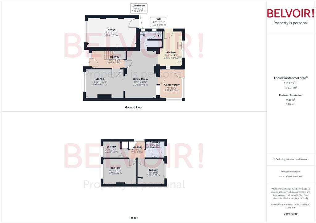 3 bedroom semi-detached house to rent - floorplan