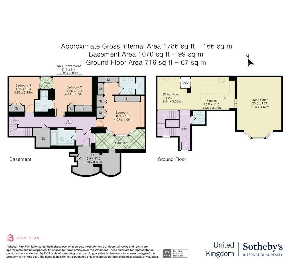 3 bedroom flat to rent - floorplan