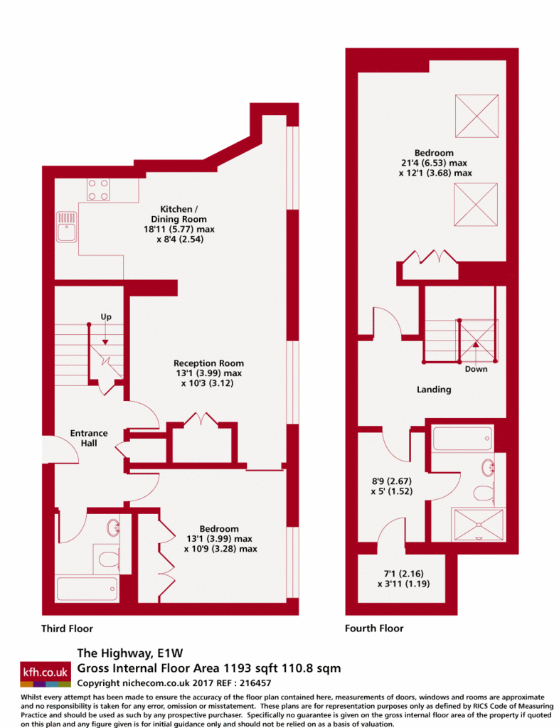 2 bedroom flat for sale - floorplan