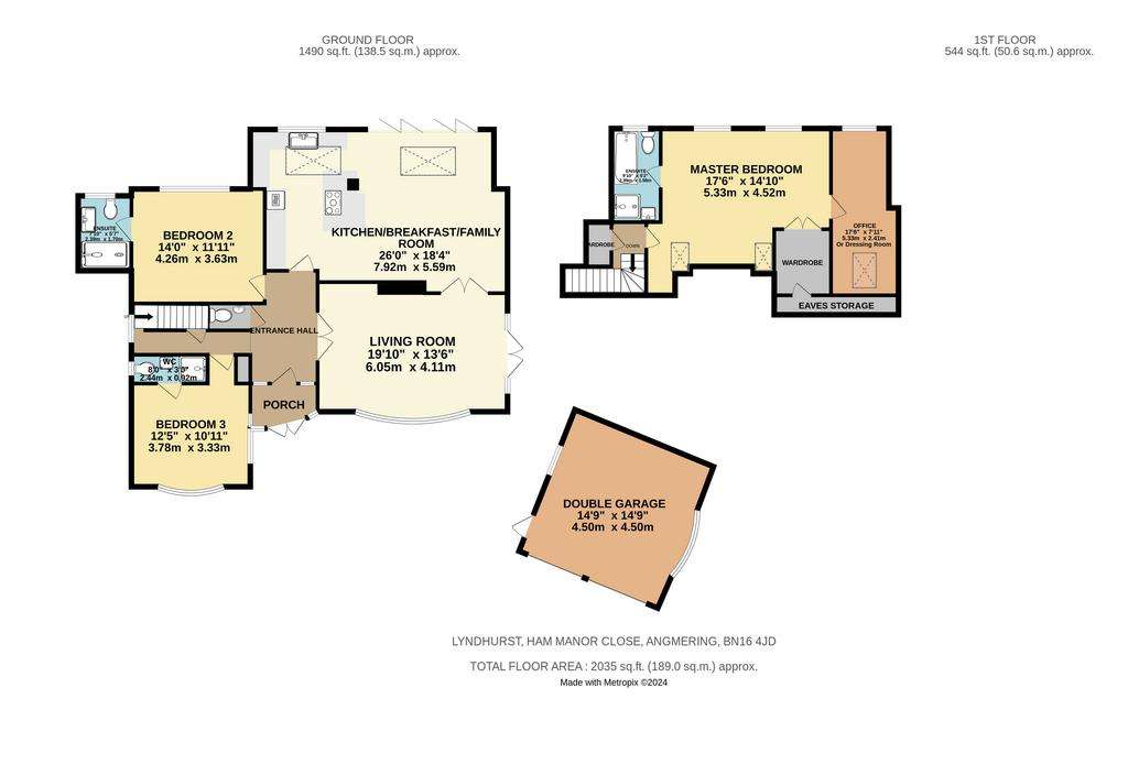 3 bedroom detached house for sale - floorplan