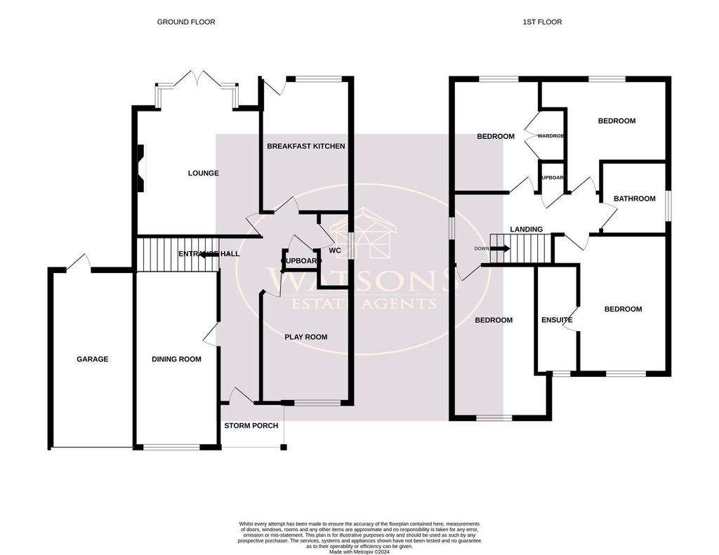 4 bedroom detached house for sale - floorplan