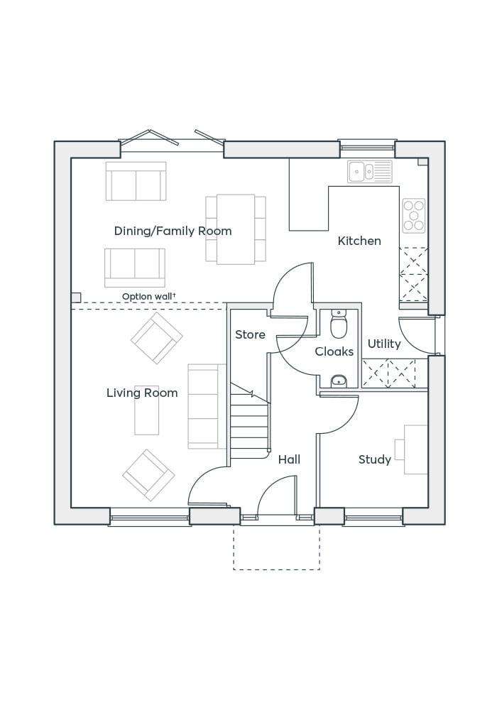 4 bedroom detached house for sale - floorplan