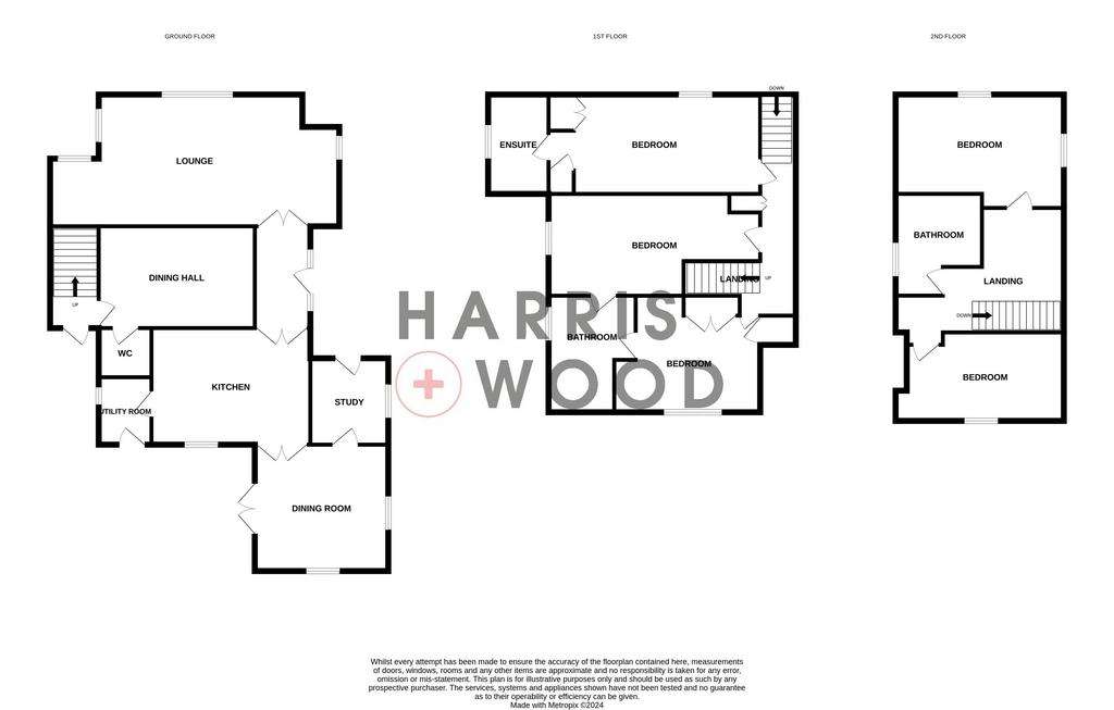 5 bedroom semi-detached house for sale - floorplan