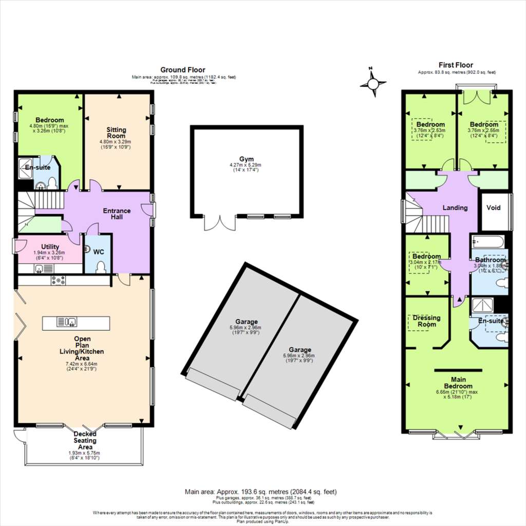 5 bedroom detached house for sale - floorplan