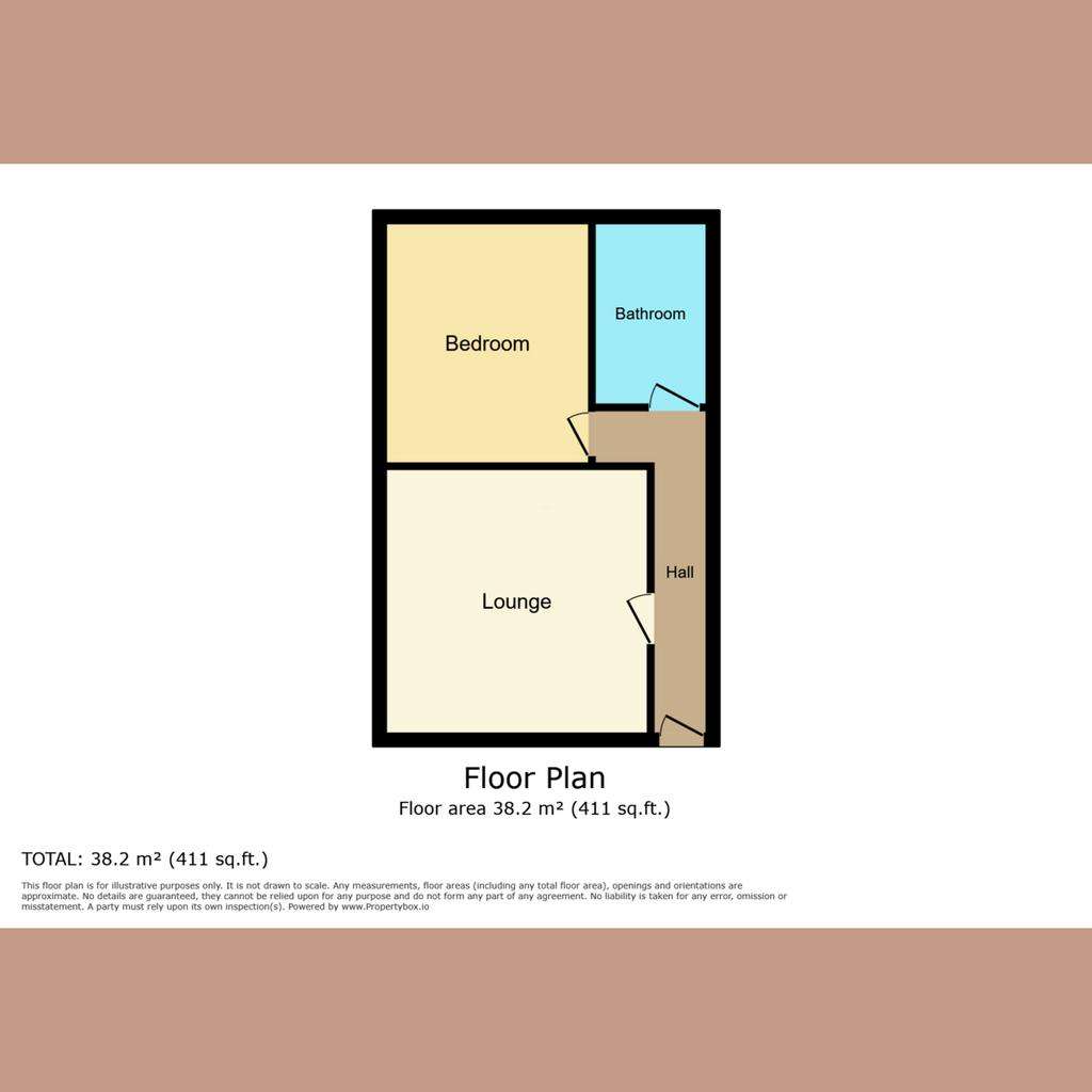 1 bedroom flat to rent - floorplan