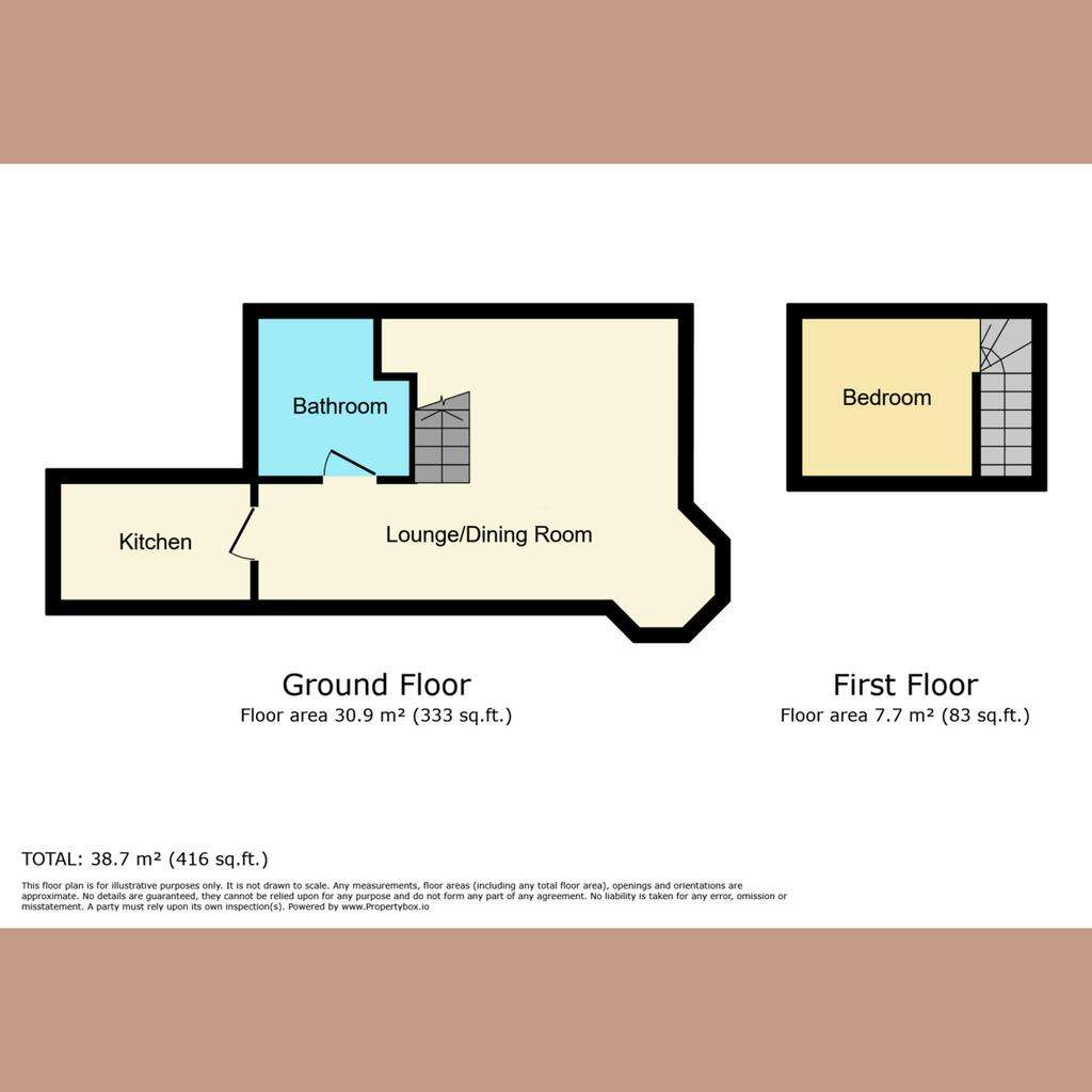 1 bedroom flat to rent - floorplan