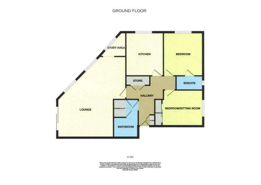 2 bedroom flat for sale - floorplan