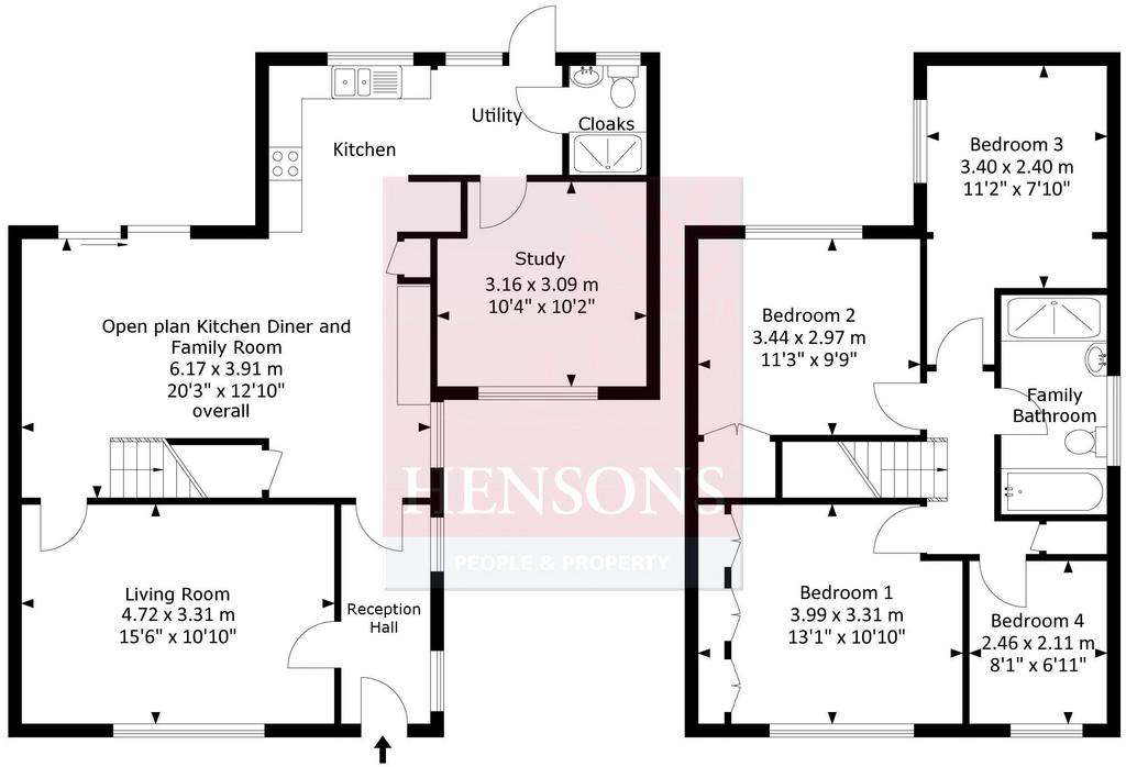 5 bedroom detached house for sale - floorplan