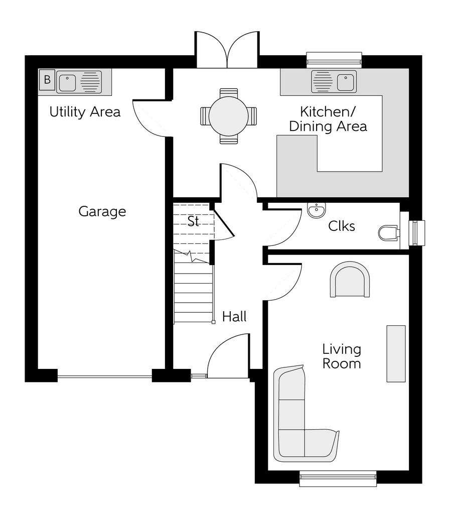 4 bedroom detached house for sale - floorplan