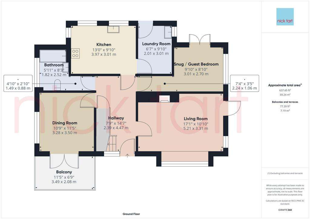 4 bedroom detached house for sale - floorplan