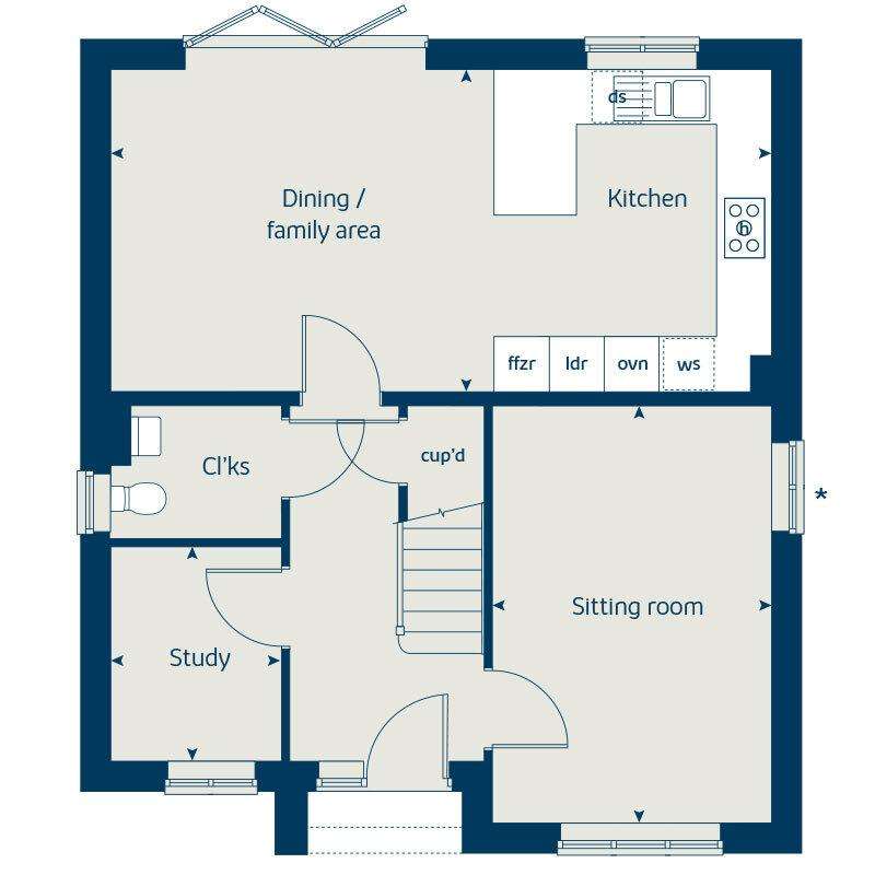 4 bedroom detached house for sale - floorplan