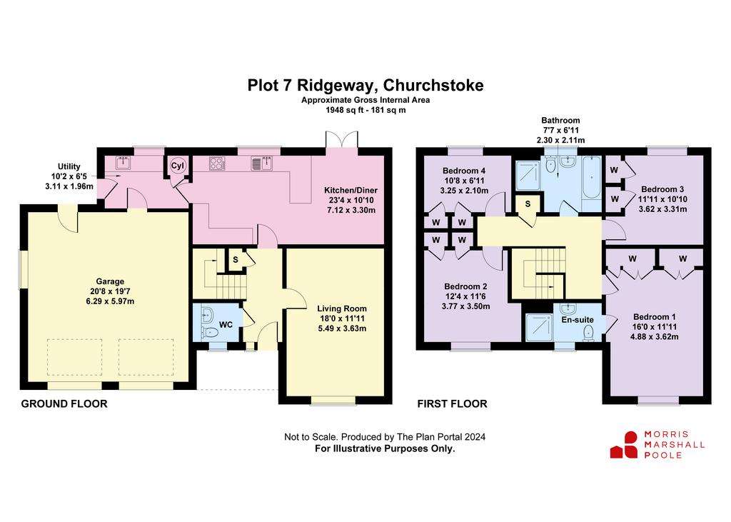 4 bedroom detached house for sale - floorplan