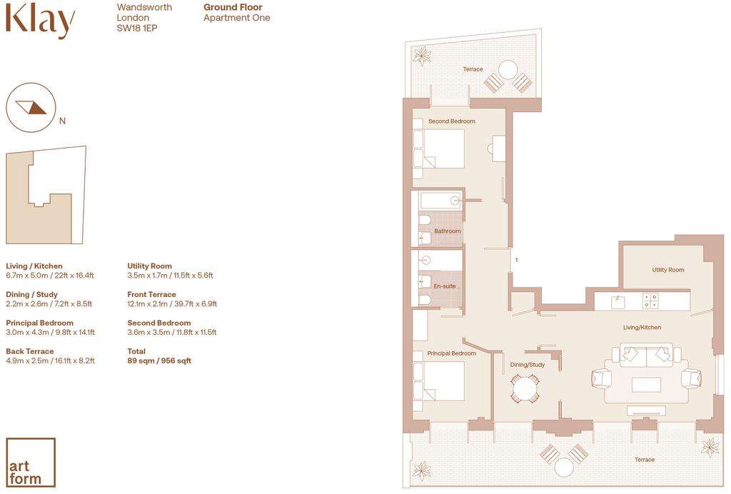 2 bedroom flat for sale - floorplan