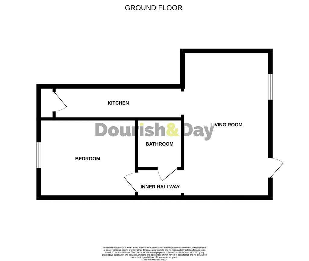 1 bedroom barn conversion for sale - floorplan