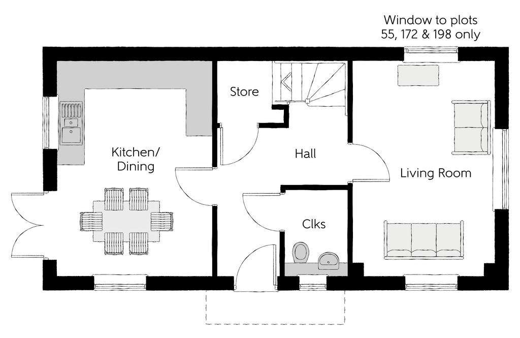 3 bedroom semi-detached house for sale - floorplan