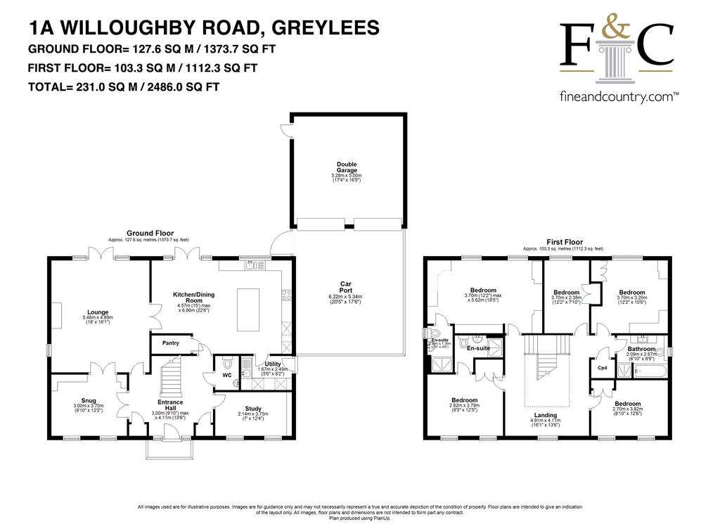 5 bedroom detached house for sale - floorplan