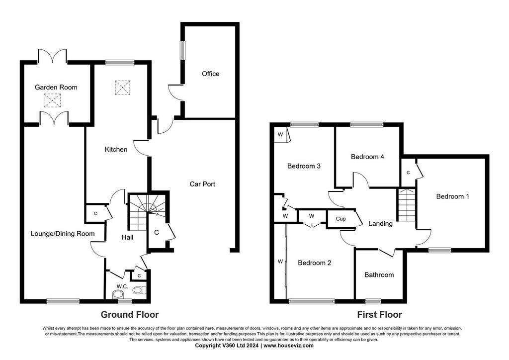 4 bedroom house for sale - floorplan