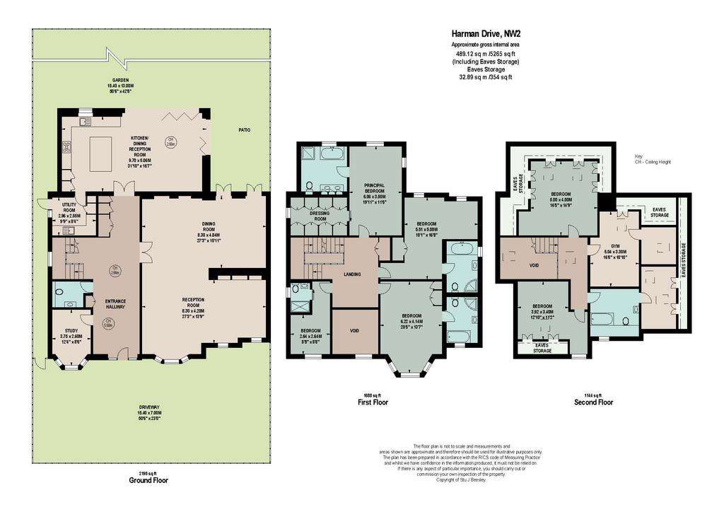 7 bedroom terraced house to rent - floorplan