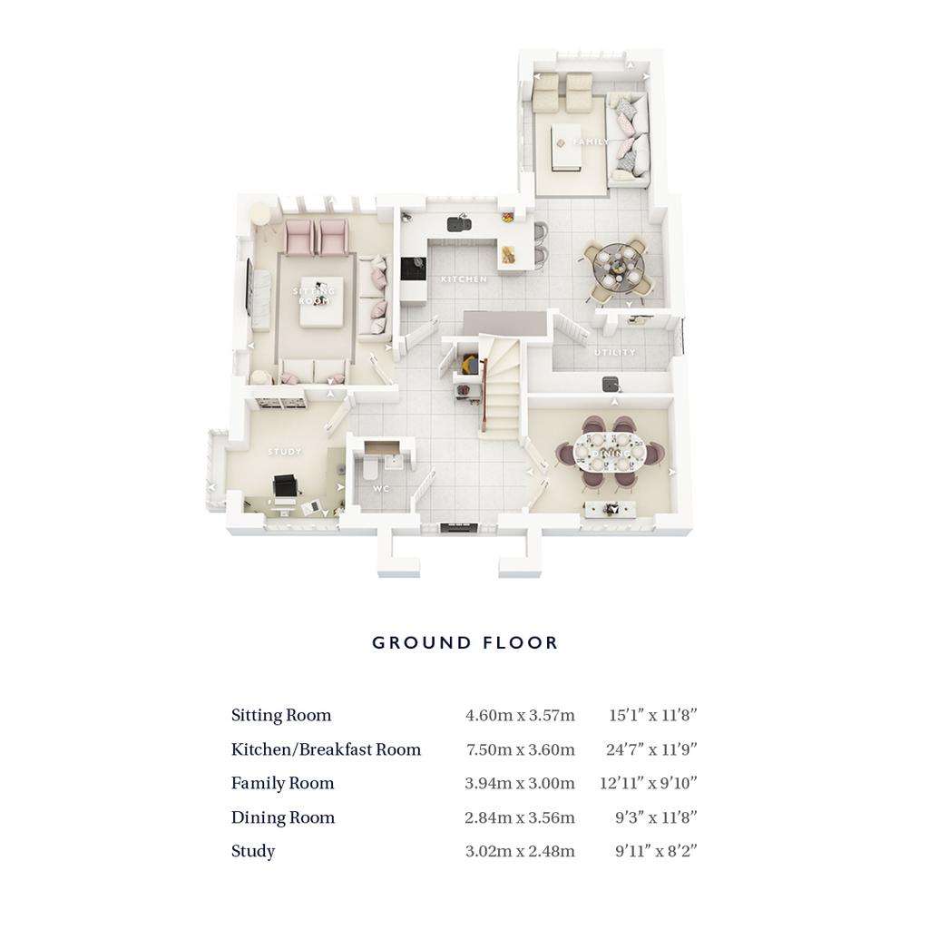 5 bedroom detached house for sale - floorplan