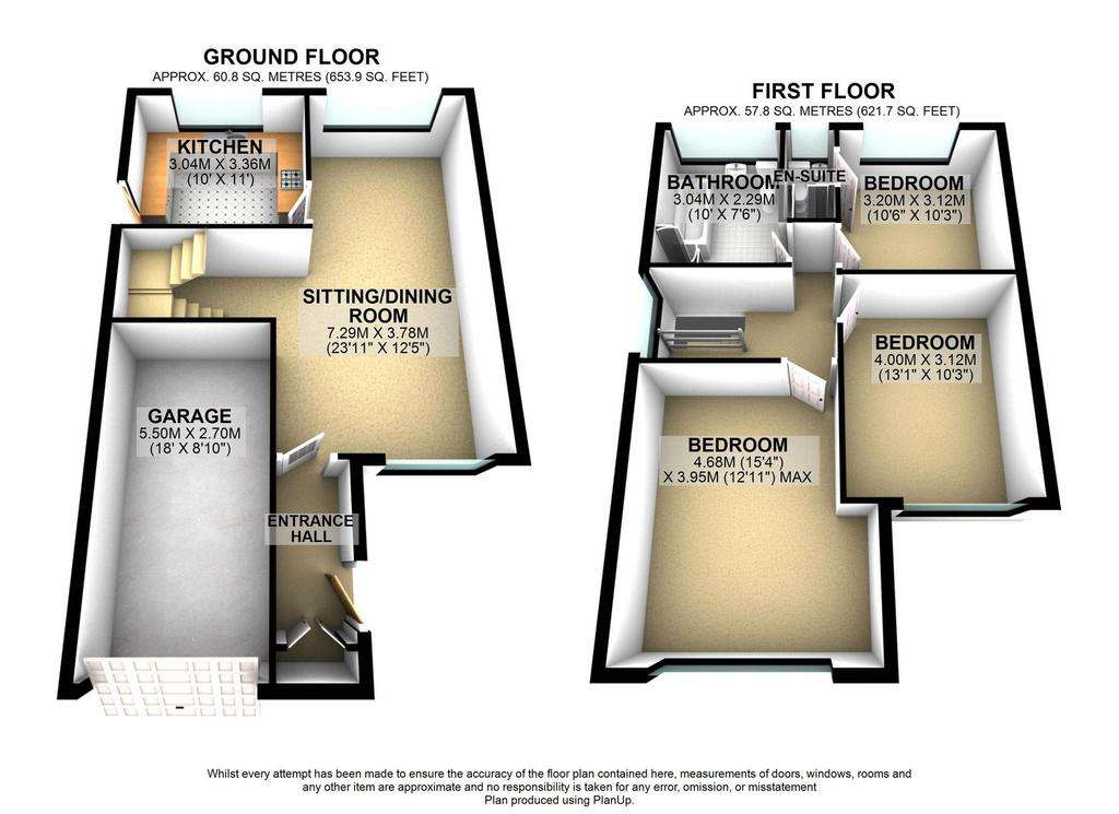 3 bedroom detached house for sale - floorplan