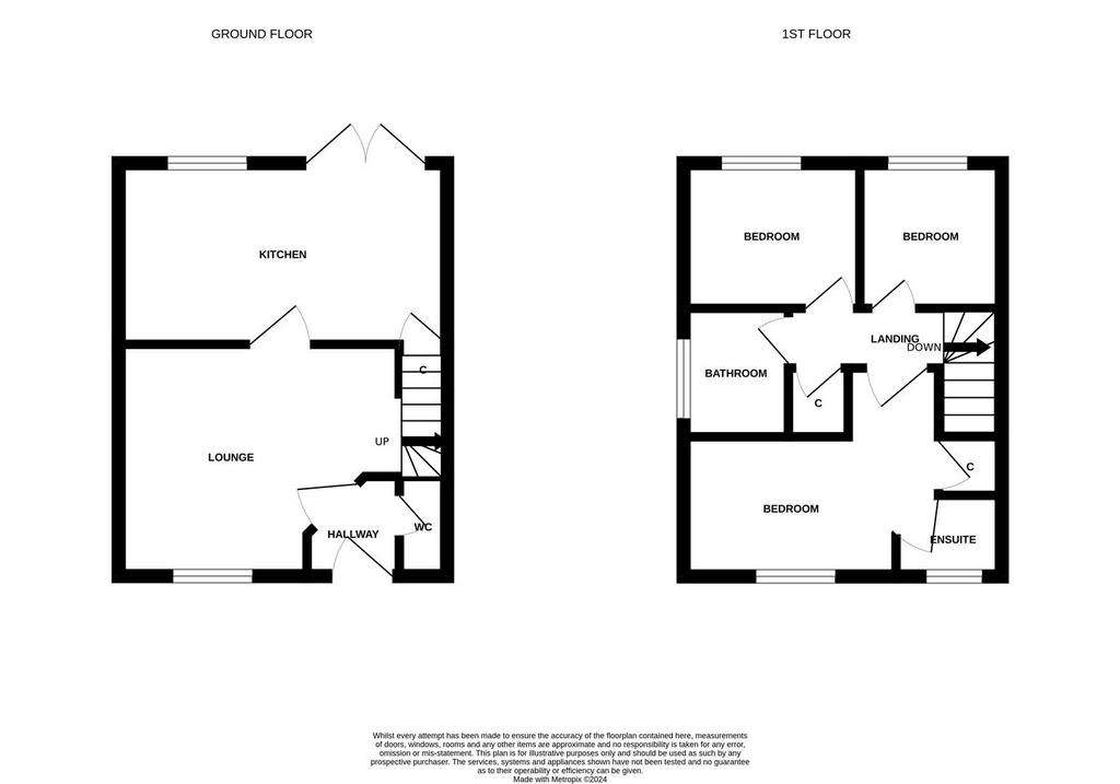 3 bedroom semi-detached house for sale - floorplan