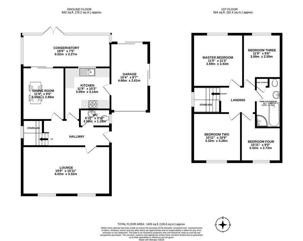 4 bedroom detached house for sale - floorplan