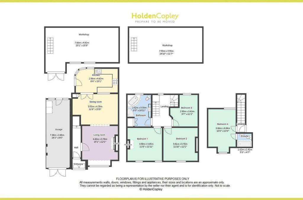 4 bedroom detached house for sale - floorplan