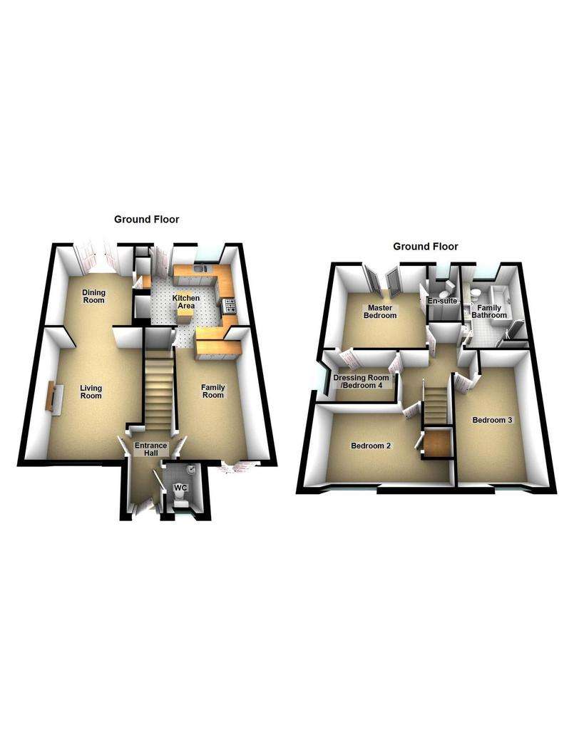 4 bedroom detached house for sale - floorplan