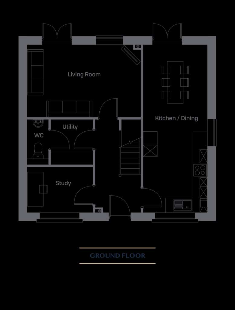 4 bedroom detached house for sale - floorplan