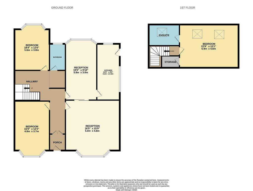 3 bedroom detached bungalow for sale - floorplan