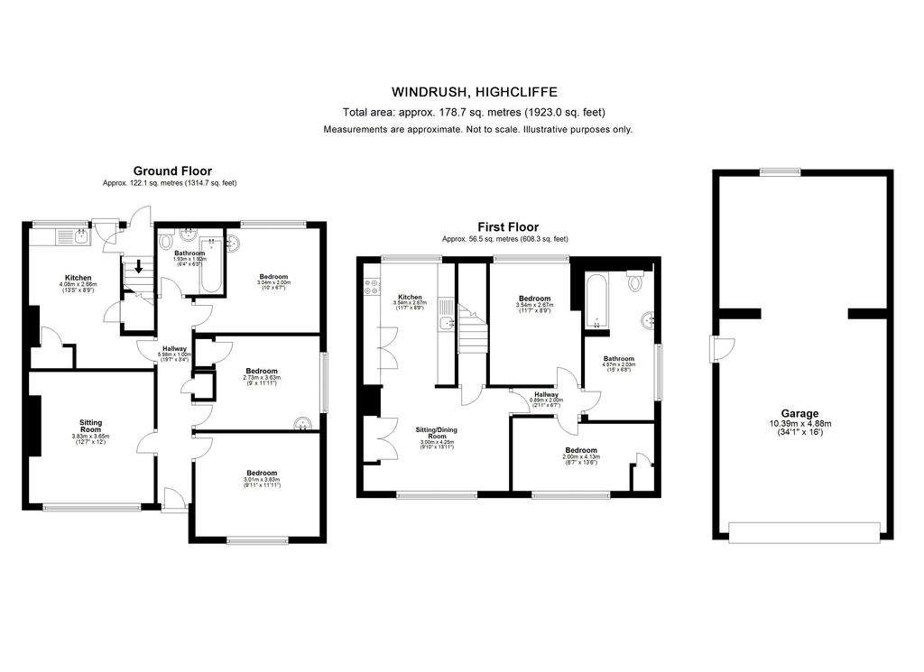 5 bedroom semi-detached house for sale - floorplan