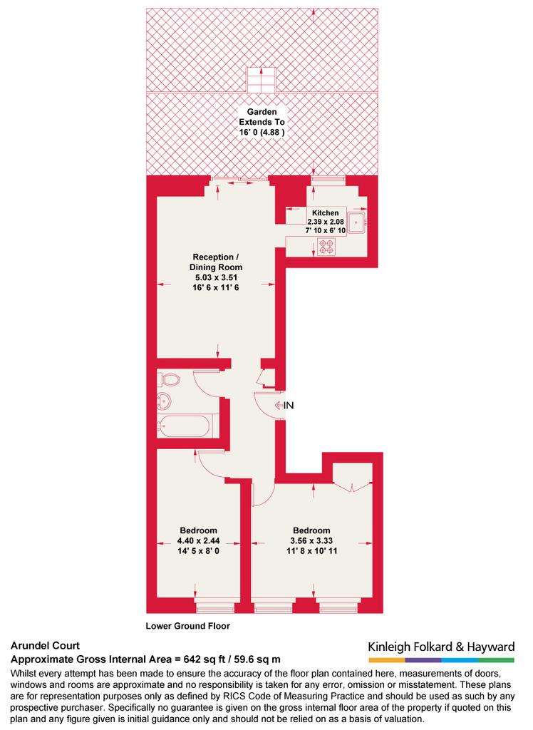 2 bedroom flat for sale - floorplan