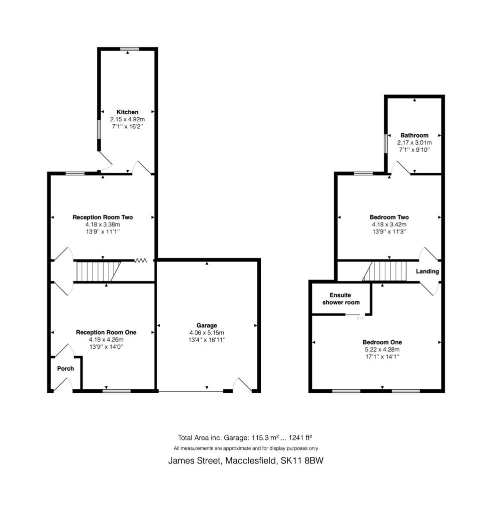 2 bedroom terraced house for sale - floorplan