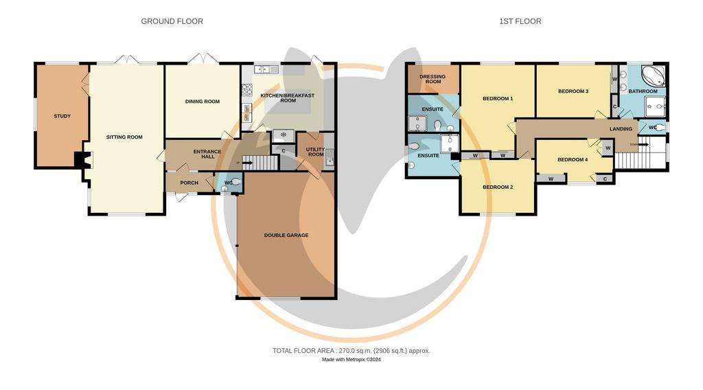 4 bedroom detached house for sale - floorplan