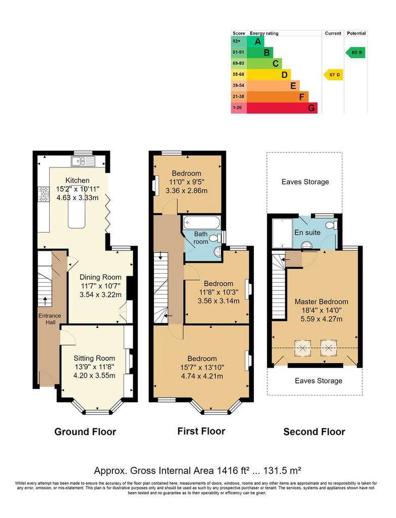 4 bedroom semi-detached house for sale - floorplan