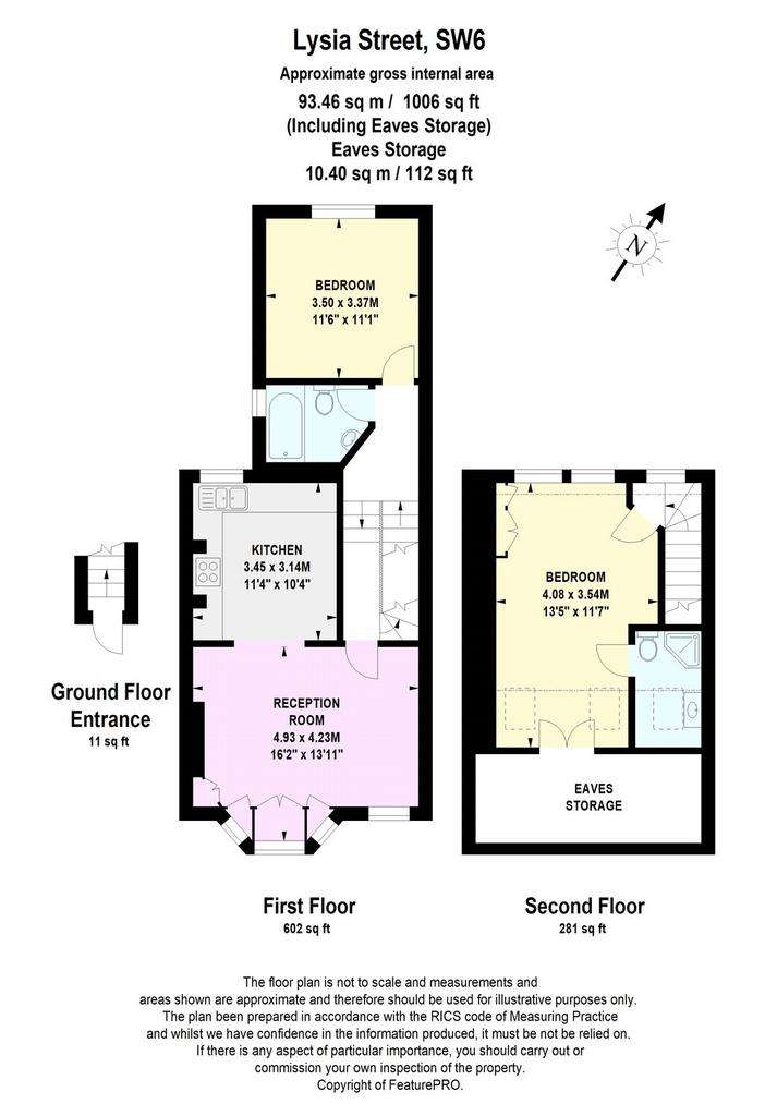 2 bedroom maisonette for sale - floorplan