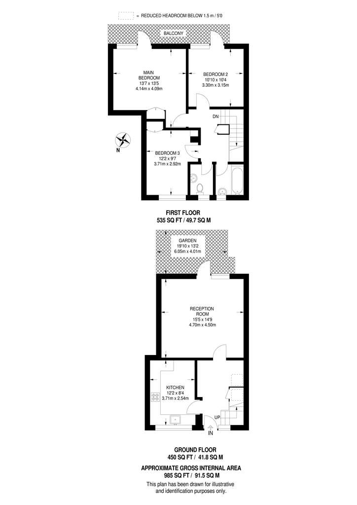 4 bedroom flat to rent - floorplan